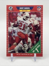 BARRY SANDERS 1989 Proset #494 No. 1 Pick Rookie (RC) Detroit Lions