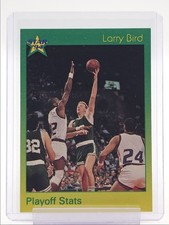 LARRY BIRD 1994-95 STAR PLAYOFF STATS BASKETBALL CELTICS #51 Q0M-612