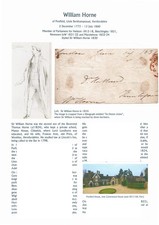 OO-GB Free Front 1831 signed Wm Horne, MP Helston, Bletchingley & Newtown.IoW
