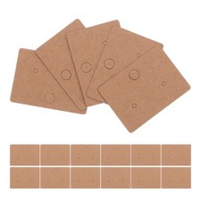 600 Pcs Blank Kraft Paper Jewelry Card Earring Cards for Selling