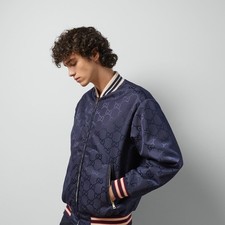 Gucci Reversible nylon canvas jacket Blue - BNWT 770283