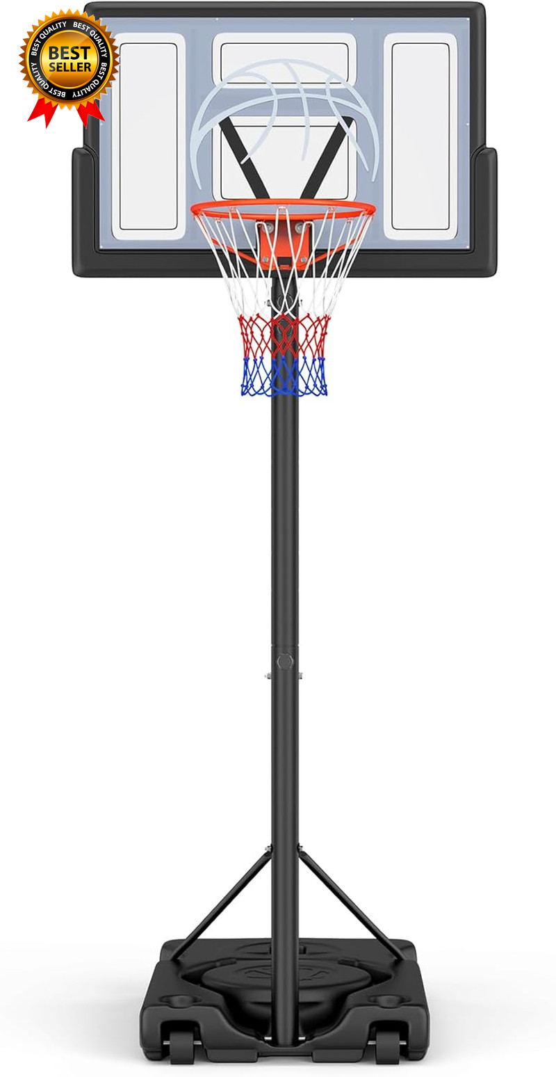 Basketball Hoop Outdoor 10Ft Adjustable, Portable Basketball Hoop