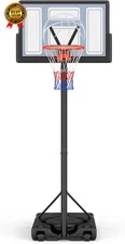 Basketball Hoop Outdoor 10Ft Adjustable, Portable Basketball Hoop