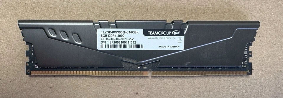 Team Group T-Force VulcanZ 8GB DDR4 3000MHz 1.35v RAM - Image 2 of 3