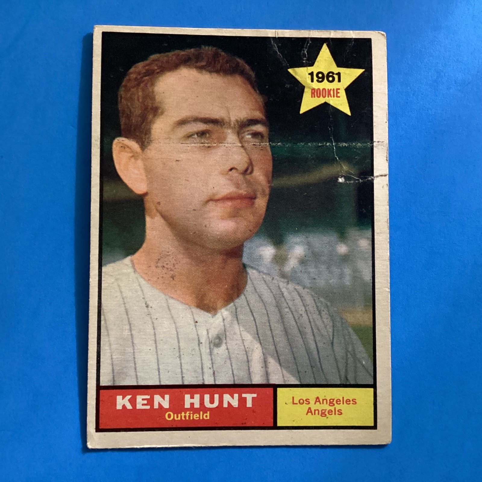 1961 Topps Ken Hunt #156