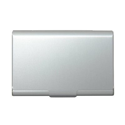 MUJI Aluminum Business Card Holder Case Made Japan In 60x93x8mm 24