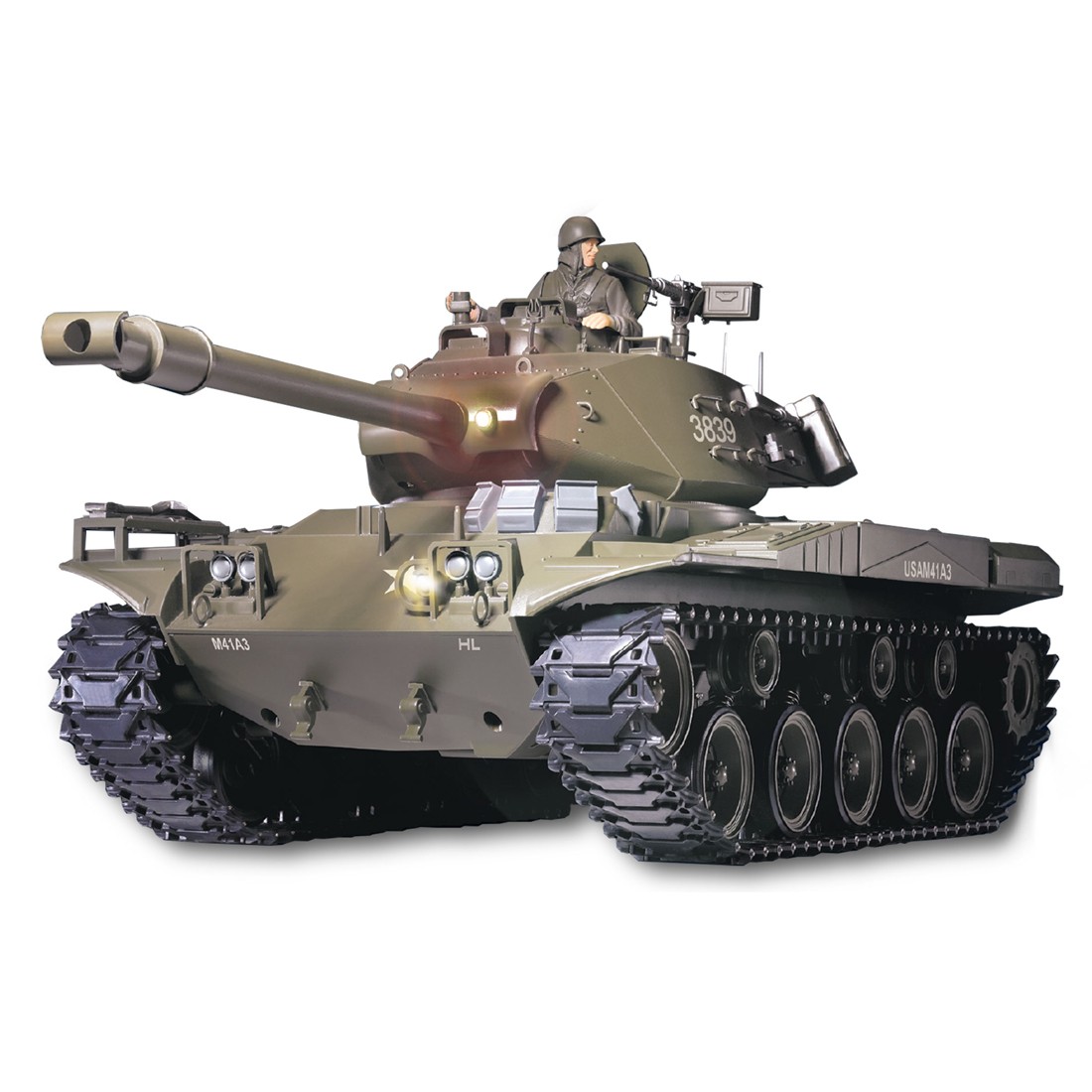 Tank télécommandé Walker Bulldog US M41A3 1:16ème pour passionnés de modélisme