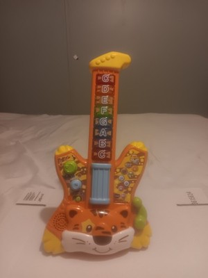 VTech Zoo Jamz Tiger Rock Guitar Musical Instrument Lights Sounds Learning Toy