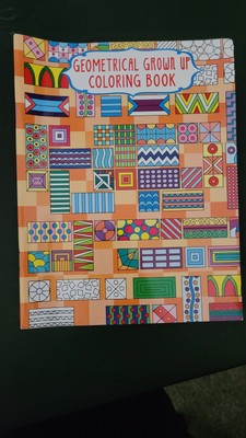Geometric Patterns - Adult Coloring Book 