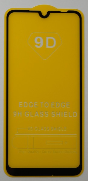 Xiaomi Redmi 7 Schwarz 5D Full Cover Panzer Glas 9H Displayschutz Hartglas-image