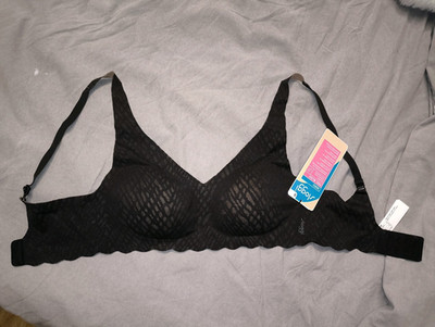 sloggi ZERO Feel Bliss Bralette BH ohne Bügel nahtlos S Beige/Schwarz