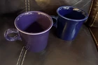 Fiestaware Two Mugs - One Purple , One Blue , Fiesta Set kitchen
