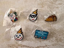 JACK IN THE BOX 75th ANNIVERSARY LIMITED EDITION PINS FULL SET OF 5 FREE SHIP