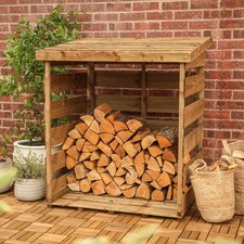 Mercia | Single Log Store | Small Log Store | Outdoor Store | Kindling Store
