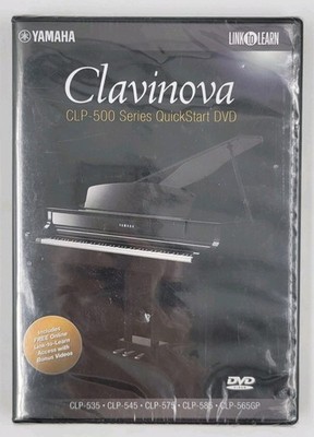 Yamaha Clavinova CLP-500 Series QuickStart DVD NEW & SEALED