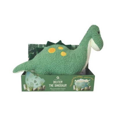 AROMA HOME Mikrowellengeeignet beheizbar Dinosaurier Hottie Plüsch grün Lavendel Jungen Geburtstagsgeschenk