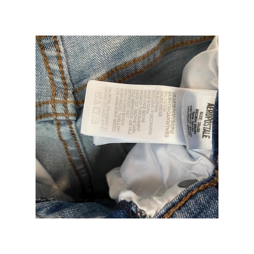Jeans uomo Aeropostale blu denim super skinny dettagli invecchiati taglia 28x30 - Foto 5 di 8