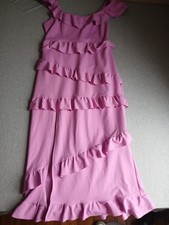 Show Me Your Mumu Greta Dress XL Midi Ruffle Bridal Party Boho Pink Lilac