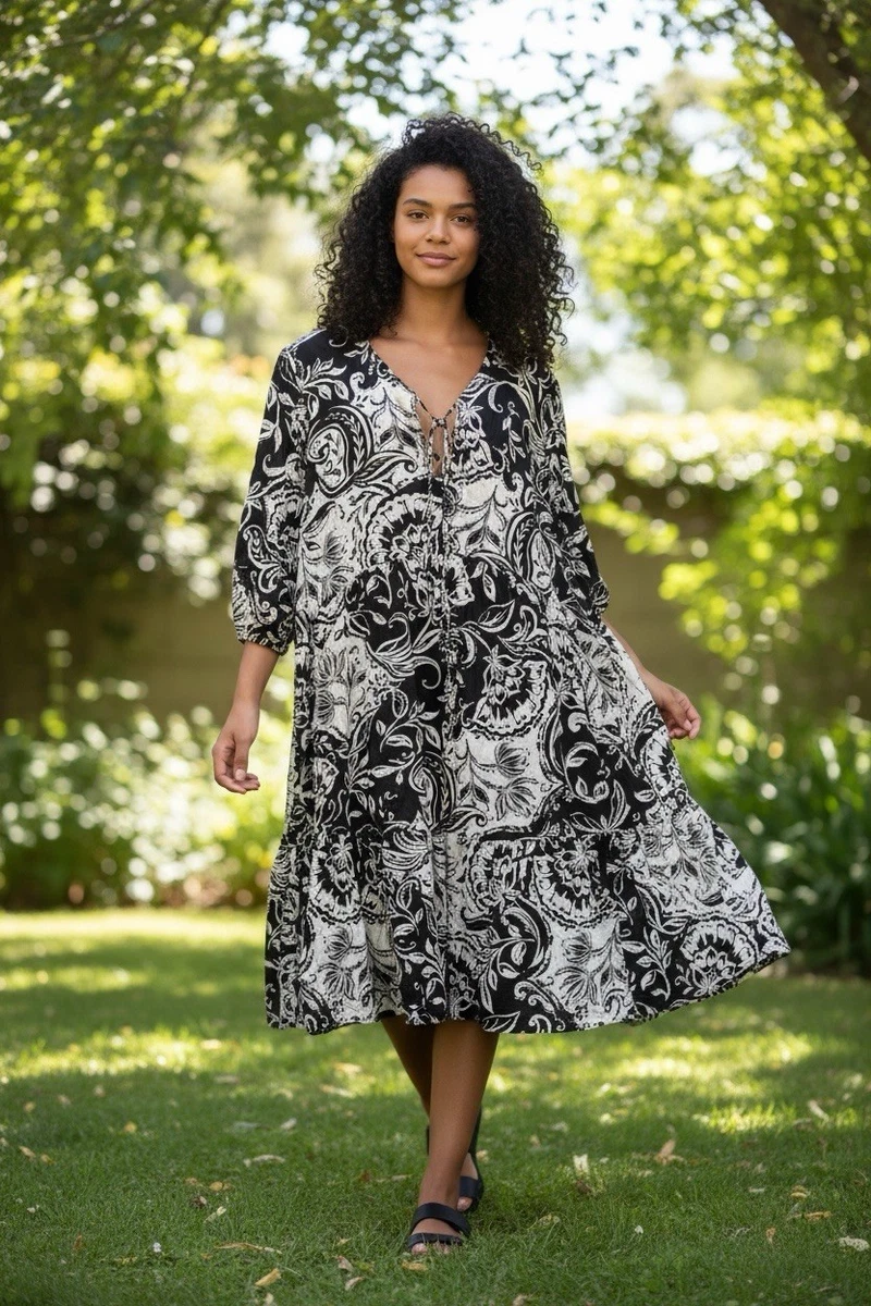 ellen tracy black dress RUCHED SLEEVE BUTTON FRONT DRESS