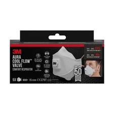Aura 9332+, FFP3 masque protection pour matériaux isolants et bois durs