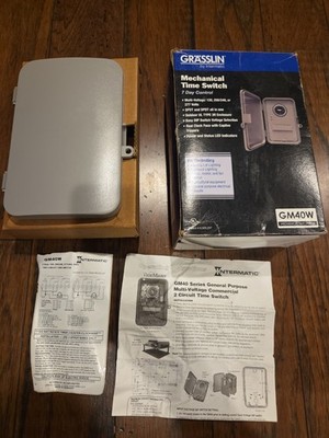 Intermatic GM40 Mechanical Time Switch, Outdoor 3R Enclosure, Made In Germany