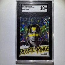 Jaxon Smith-Njigba 2023 Panini Optic Rookie Kings SGC 10 (Case Hit, SSP, RC)