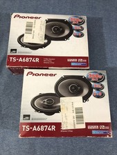 4 x PIONEER TS-A6874R 6 x 8" 3-WAY CAR AUDIO COAXIAL SPEAKERS 350W MAX