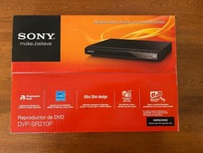Sony Progressive Scan CD and DVD Player Brand New in Black  DVP-SR210P