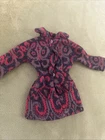 Vintage Barbie Mod Paisley Print Sweater Coat 11” Doll Size