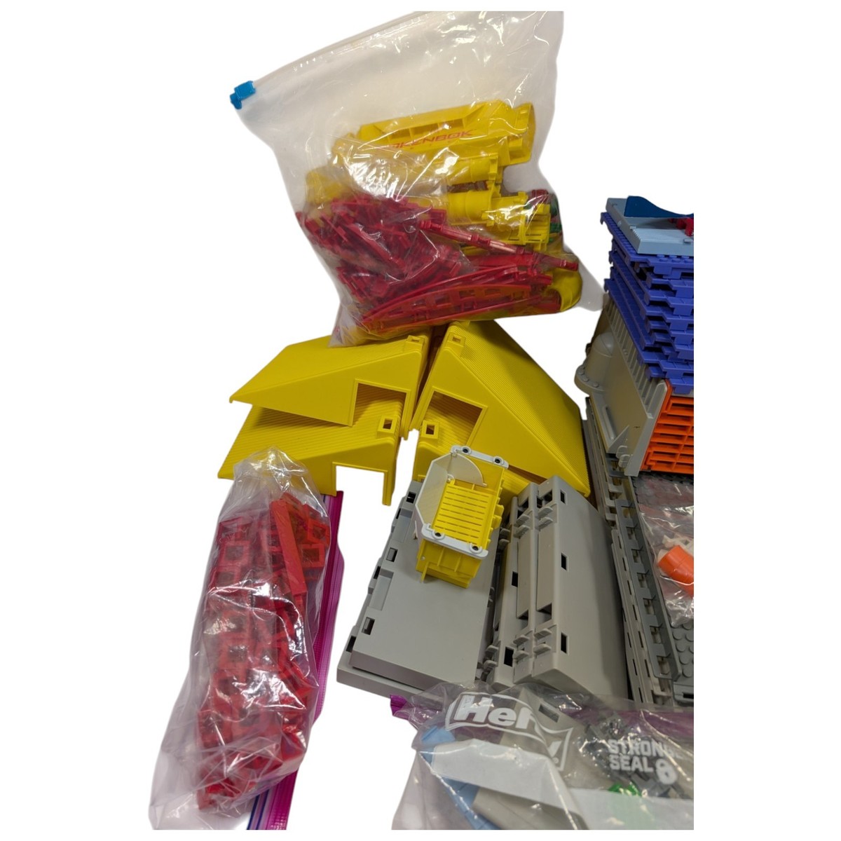 Ponts Et Routes Rokenbok Systems - Manuel Incomplet + 82 Pièces Bonus - Compatible Lego