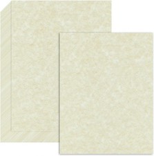 120 Sheets Parchment Paper 8.5 x11" Certificate Paper 100 GSM Resume Paper Do...