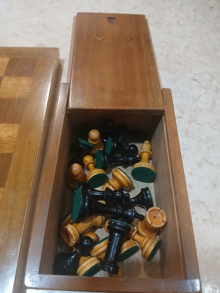 Ajedrez Stauton 5 Vintage Foto 4 de 4