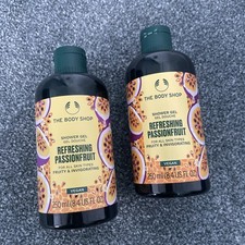 The Body Shop Refreshing Passionfruit Shower Gel Fruity & Invigorating 250ml x 2