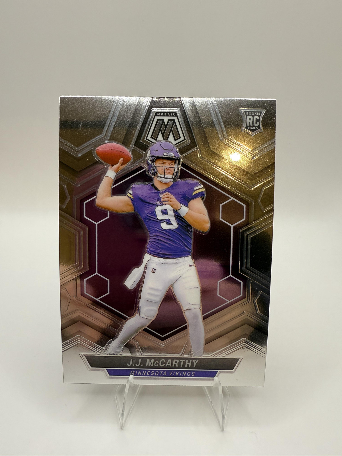 2024 Panini Mosaic #310 J.J. McCarthy - ROOKIE (RC)