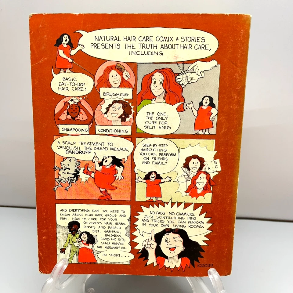 Natural Hair Care Comix Stories Mary Lee Suzanne Perelman Illust 1973 1st Print Foto 2 de 4