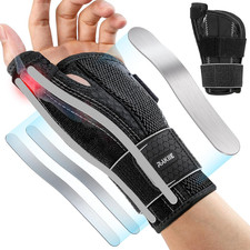 Carpal Tunnel Wrist Brace for Left Hand, Thumb Spica Splint for De Quervain'S Te