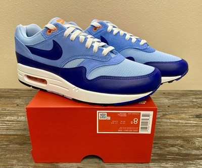 Nike Air Max 1 Essential Psychic Blue Deep Royal Sneakers FZ5808-400 Men's 8.5