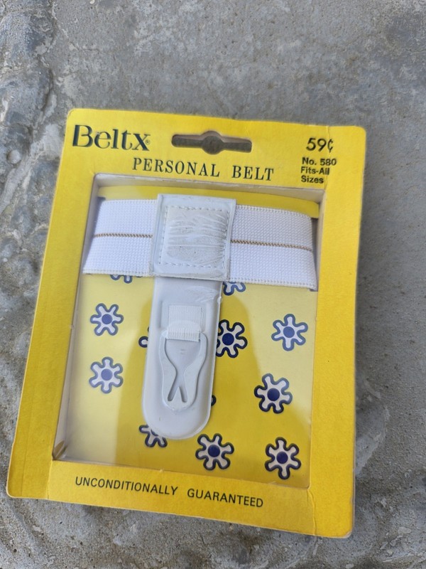 Vintage NOS Beltx Belt Sanitary Napkin Holder  Fits All Sizes