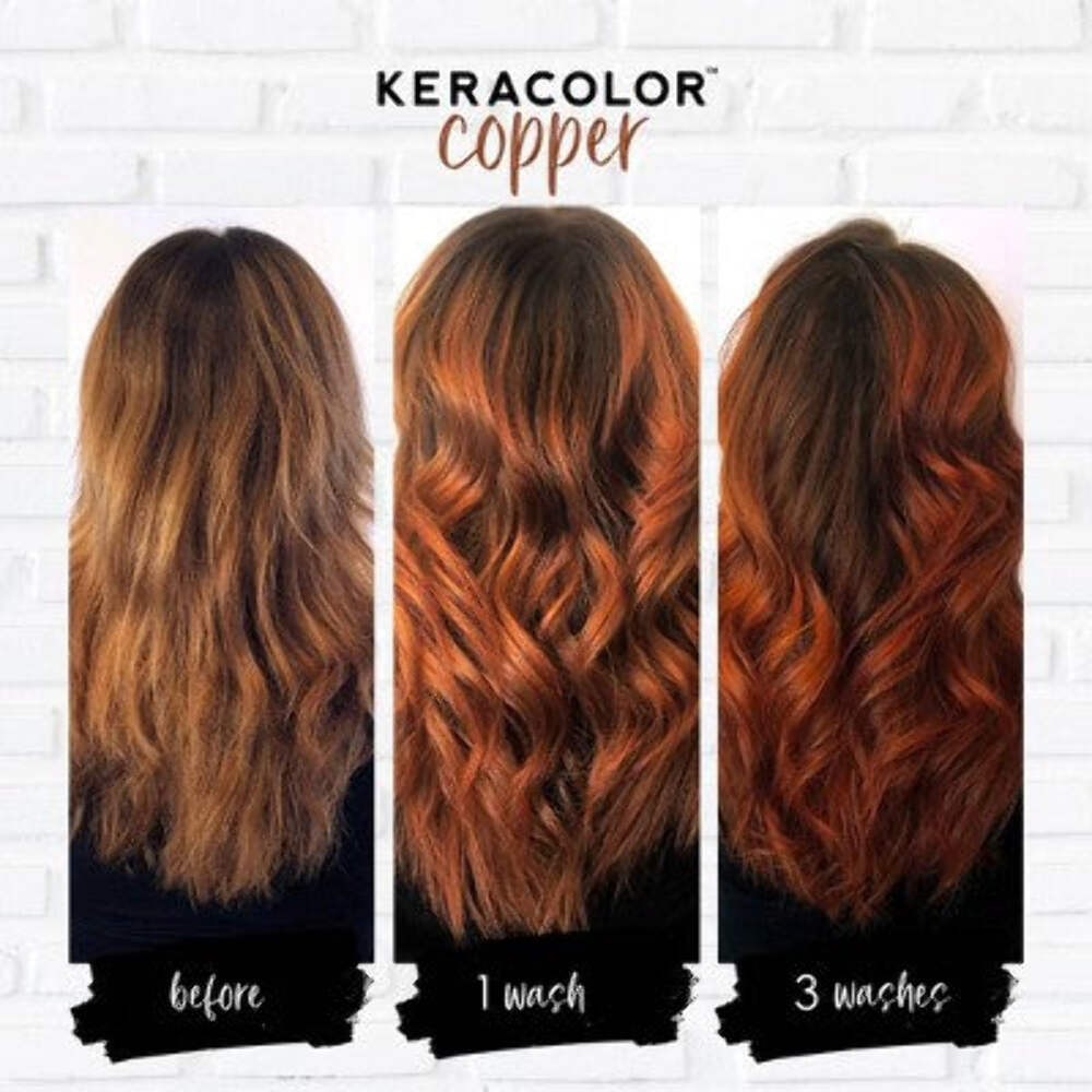 Keracolor Color + Clenditioner Temporary Hair Color Copper 12 fl oz - Imperfect