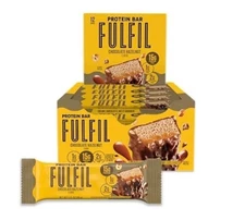 FULFIL Chocolate Hazelnut Protein Bar 12 Count Gluten Free 15g Protein