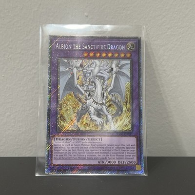Yu-Gi-Oh! Albion the Sanctifire Dragon (Platinum Secret Rare
