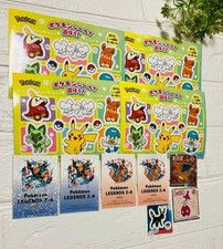 Pokemon Sticker 11 Piece Set Unused Collectible Sparkly