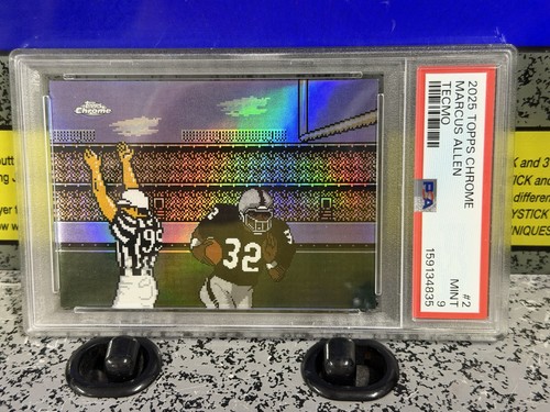 Marcus Allen #TECMO-2 2025 Topps Chrome Tecmo card