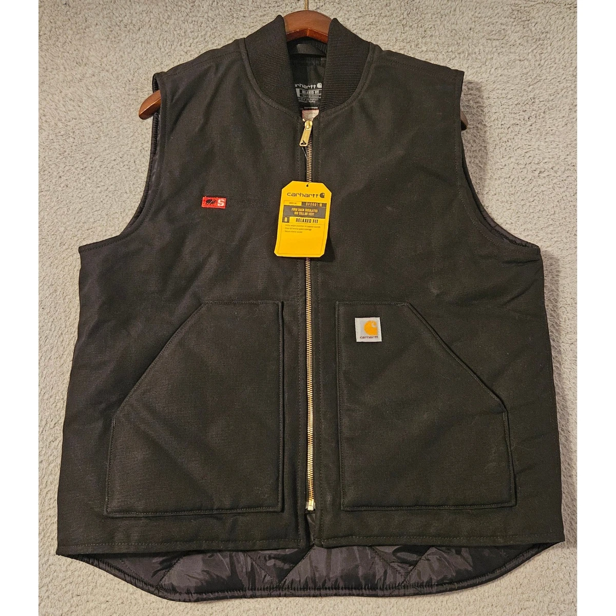 Carhartt Duck Vest In Men's Coats & Jackets for sale | eBay