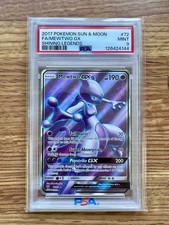 2017 Pokemon Shining Legends Mewtwo GX Full Art #72 PSA 9 Mint on eBay