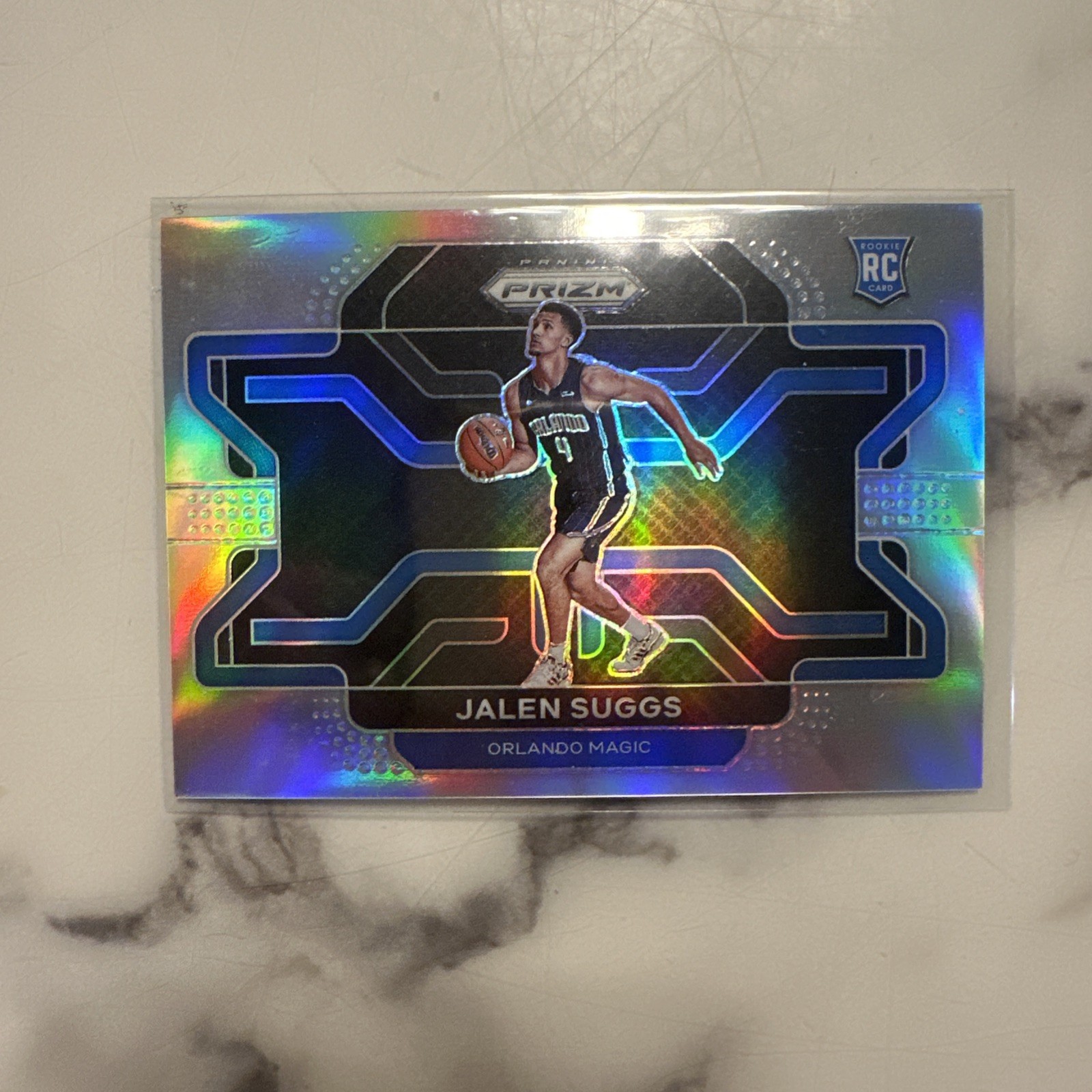 2021-22 Panini Prizm Jalen Suggs Rookie Variation Silver Prizm Orlando Magic 314
