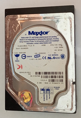 Festplatte Maxtor Diamond Max Plus 8 6E040L0 40GB ATA133 IDE PATA 3,5'' geprüft