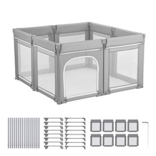 Baby Playpen, 78  x 70  Large Toddlers Playpen, Foldable Baby Fence Play Yard