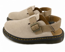 Dr. Martens Jorge II Shoe Men 9 EU 42 Tan Suede Mule Slingback Sandals Clog NWOB
