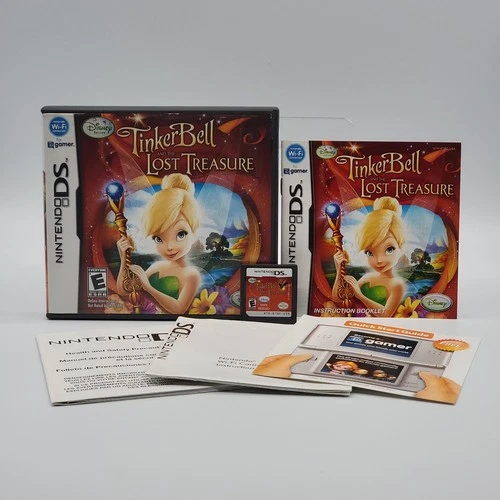 Disney Fairies: Tinker Bell and the Lost Treasure Nintendo DS 2009 CIB w/Manual